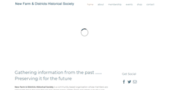 Desktop Screenshot of newfarmhistorical.org.au